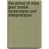 The Prime Of Miss Jean Brodie. Textanalyse Und Interpretation