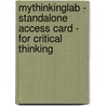 Mythinkinglab - Standalone Access Card - For Critical Thinking door Bruce N. Waller