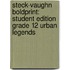 Steck-Vaughn Boldprint: Student Edition Grade 12 Urban Legends