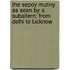 The Sepoy Mutiny As Seen By A Subaltern; From Delhi To Lucknow