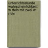 Unterrichtsstunde Wahrscheinlichkeit: W Rfeln Mit Zwei W Rfeln door Roland Baum