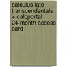 Calculus Late Transcendentals + Calcportal 24-month Access Card door Jon Rogawski
