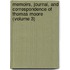 Memoirs, Journal, And Correspondence Of Thomas Moore (Volume 3)