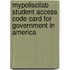 Mypoliscilab Student Access Code Card For Government In America