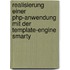 Realisierung Einer Php-Anwendung Mit Der Template-Engine Smarty