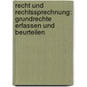 Recht Und Rechtssprechnung: Grundrechte Erfassen Und Beurteilen door Berit Sch Ler