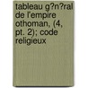 Tableau G?N?Ral De L'Empire Othoman, (4, Pt. 2); Code Religieux door Ignatius Mouradgea D'Ohsson