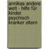 Annikas andere Welt - Hilfe für Kinder psychisch kranker Eltern
