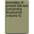 Examples Of Printed Folk-Lore Concerning Lincolnshire (Volume 5)