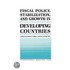 Fiscal Policy, Stabilization, And Growth In Developing Countries