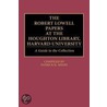 Robert Lowell Papers at the Houghton Library, Harvard University door Patrick K. Miehe