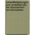 Umweltbelastungen Und Umweltschutz Bei Olympischen Sommerspielen