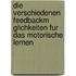 Die Verschiedenen Feedbackm Glichkeiten Fur Das Motorische Lernen