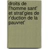 Droits de L'Homme Sant' Et Strat'gies de R'Duction de La Pauvret' door World Health Organisation