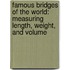 Famous Bridges Of The World: Measuring Length, Weight, And Volume