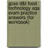 Gcse D&T Food Technology Aqa Exam Practice Answers (For Workbook)