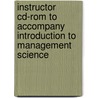 Instructor Cd-Rom To Accompany Introduction To Management Science by Jim Hillier