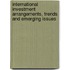 International Investment Arrangements, Trends And Emerging Issues