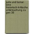 Juda Und Tamar - Eine Historisch-Kritische Untersuchung Zu Gen 38