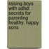 Raising Boys With Adhd: Secrets For Parenting Healthy, Happy Sons