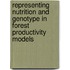 Representing Nutrition And Genotype In Forest Productivity Models