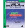 Student Instrumental Course, Duets for Clarinet Students, Level I by Fred Weber