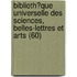 Biblioth?Que Universelle Des Sciences, Belles-Lettres Et Arts (60)