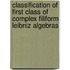 Classification Of First Class Of Complex Filiform Leibniz Algebras