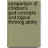 Comparison Of Children's God-Concepts And Logical Thinking Ability