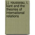 J.J. Rousseau, I. Kant And The Theories Of International Relations