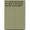 La R Ussite Est Inscrite En Vous: 5 Cl?'s Pour Acc Der Au Bonheur! by Sebastien Sgarbi