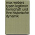 Max Webers Typen Legitimer Herrschaft Und Ihre Historische Dynamik