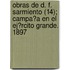 Obras De D. F. Sarmiento (14); Campa?A En El Ej?Rcito Grande. 1897