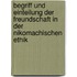 Begriff Und Einteilung Der Freundschaft In Der Nikomachischen Ethik