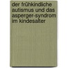 Der frühkindliche Autismus und das Asperger-Syndrom im Kindesalter door Melanie Leukert