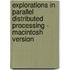 Explorations in Parallel Distributed Processing - Macintosh Version