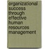 Organizational Success Through Effective Human Resources Management