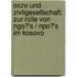 Osze Und Zivligesellschaft: Zur Rolle Von Ngo?'s / Npo?'s Im Kosovo