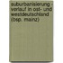 Suburbanisierung - Verlauf In Ost- Und Westdeutschland (Bsp. Mainz)