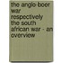 The Anglo-Boer War Respectively The South African War - An Overview