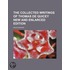 The Collected Writings Of Thomas De Quicey New And Enlarced Edition