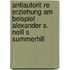 Antiautorit Re Erziehung Am Beispiel Alexander S. Neill S Summerhill