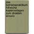 Das Betriebspraktikum Hilfreiche Kopiervorlagen zum direkten Einsatz