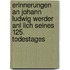Erinnerungen An Johann Ludwig Werder Anl Lich Seines 125. Todestages
