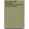 New Cutting Edge Elementary Coursebook/Cd-Rom/Mylab Access Card Pack door Sarah Cunningham