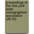Proceedings Of The New York State Stenographers' Association (28-33)