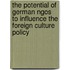 The Potential Of German Ngos To Influence The Foreign Culture Policy