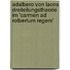 Adalbero Von Laons Dreiteilungstheorie Im 'Carmen Ad Rotbertum Regem'