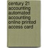 Century 21 Accounting Automated Accounting Online Printed Access Card