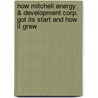 How Mitchell Energy & Development Corp. Got Its Start and How It Grew door Joseph W. Kutchin